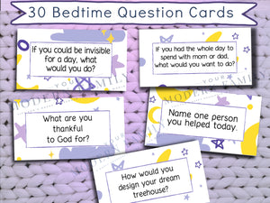 Bedtime Question Cards (set of 30)