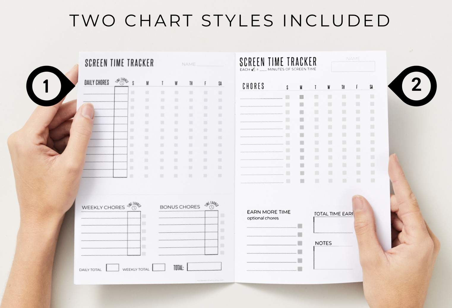 Earn Screen Time Checklist for Teens & Kids