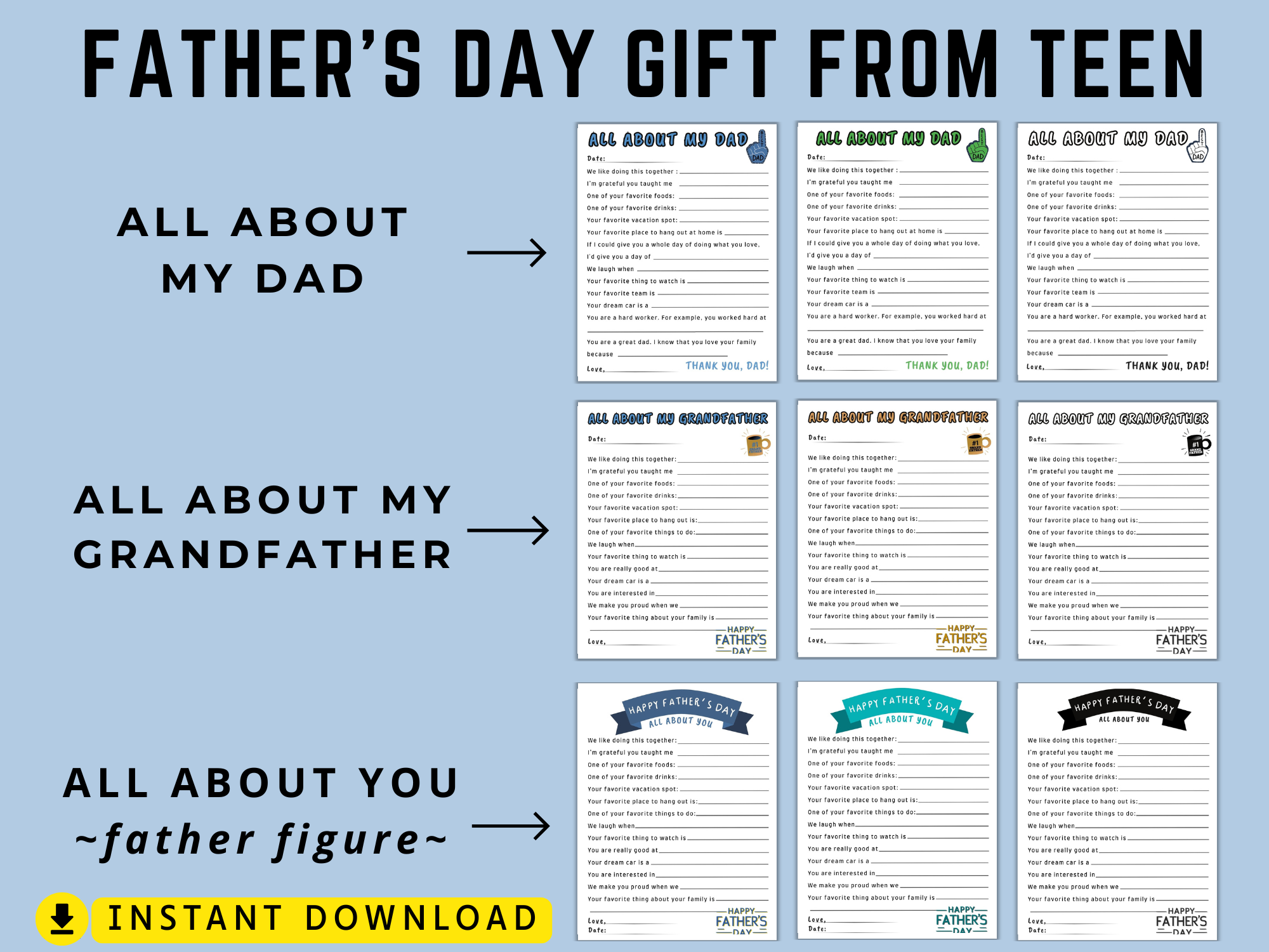 Father's Day Bundle From Teens